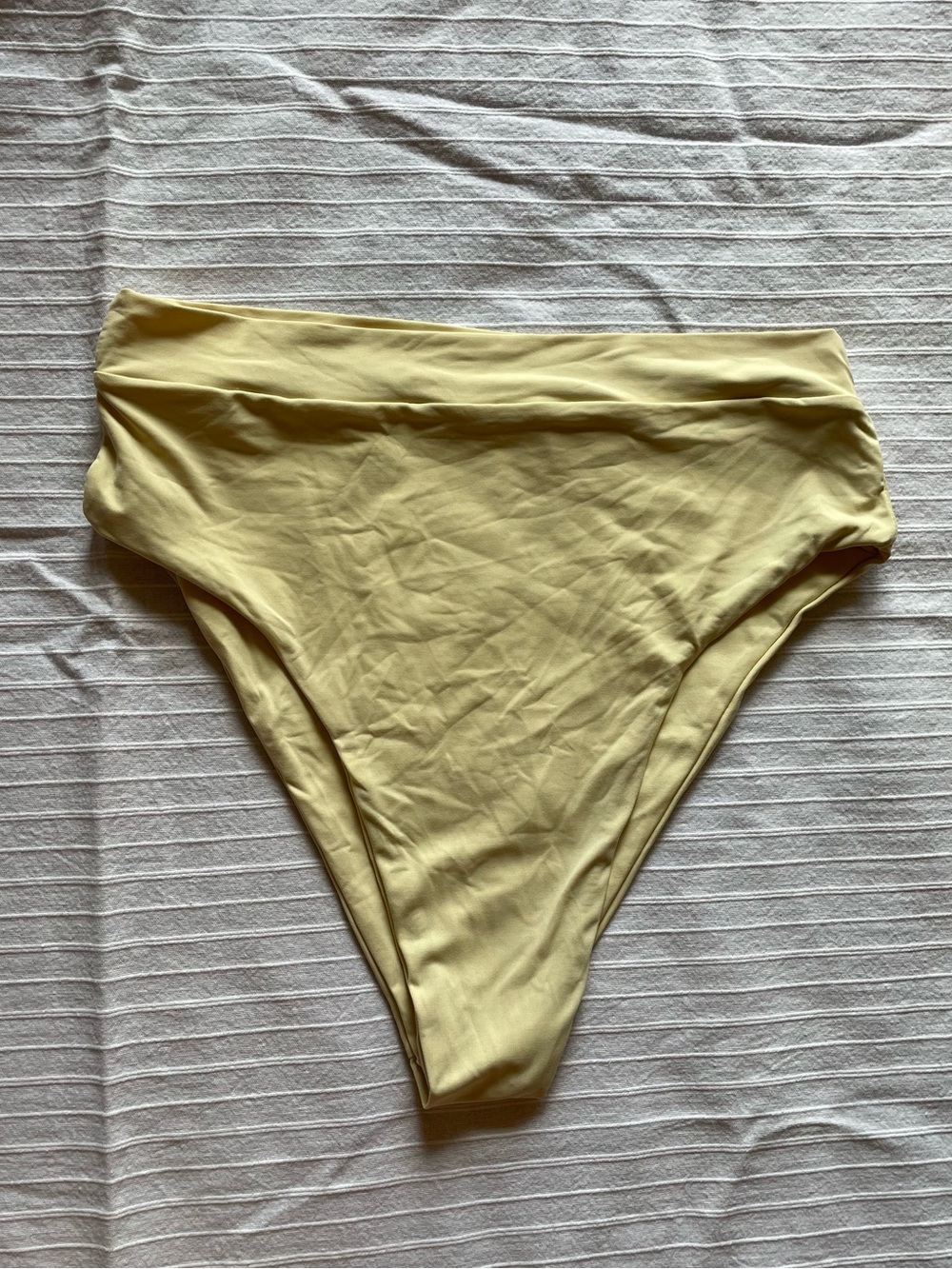 Toast Swim High-Waist Yellow Bikini Bottoms